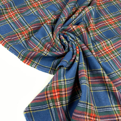 Franela vaquera azul con colores