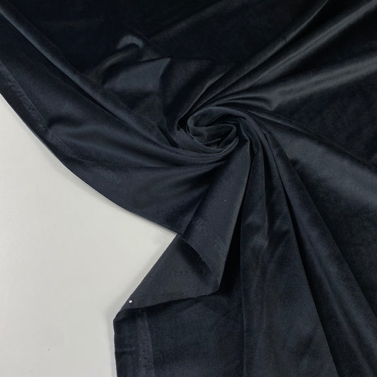 terciopelo negro 100% poliéster