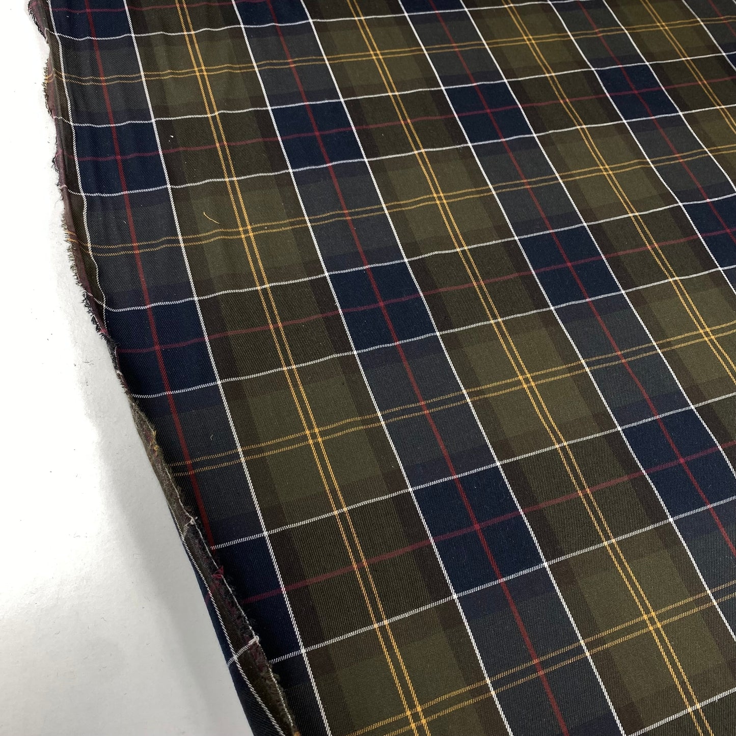 Tartán escocés verde y azul