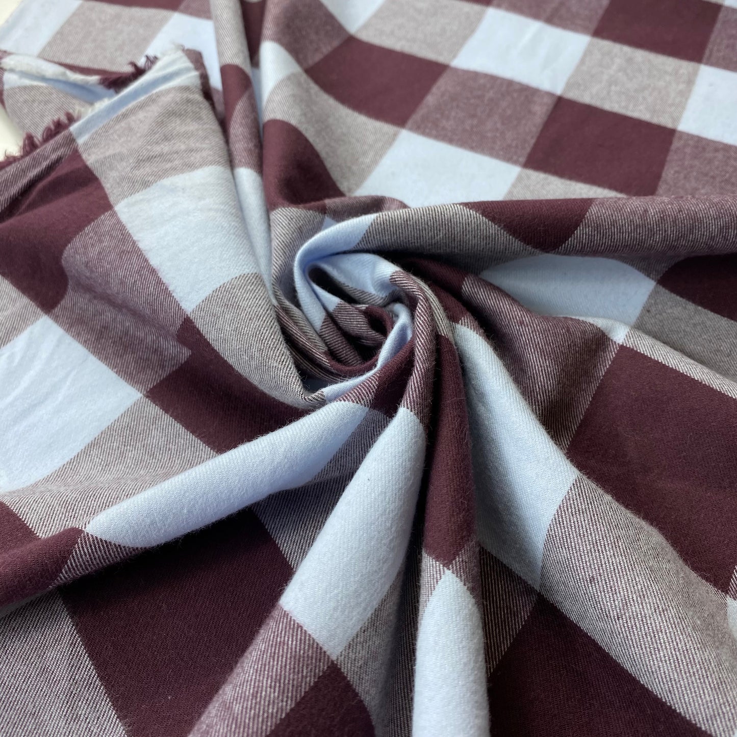 Cuadros Vaiela en burdeos y azul claro