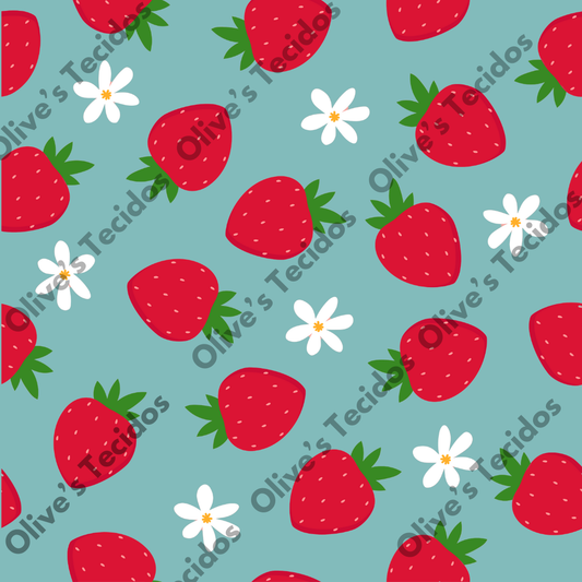 Watermelons pattern with green background
