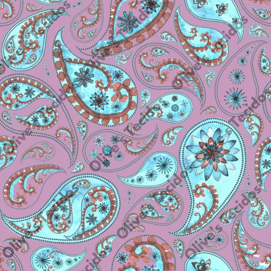 Watermelons pattern with green background