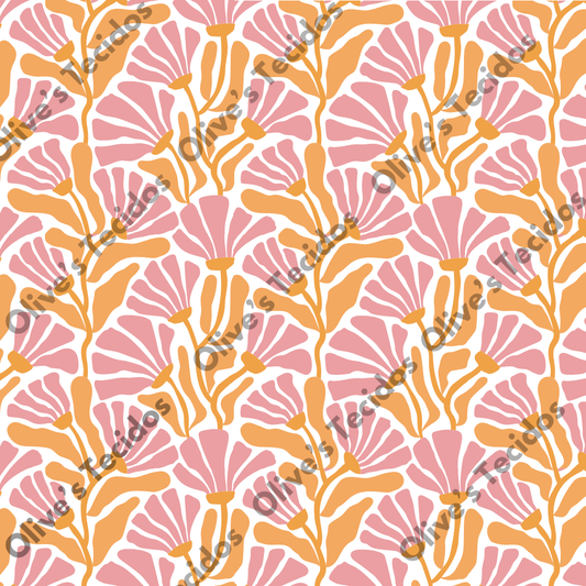 Watermelons pattern with green background