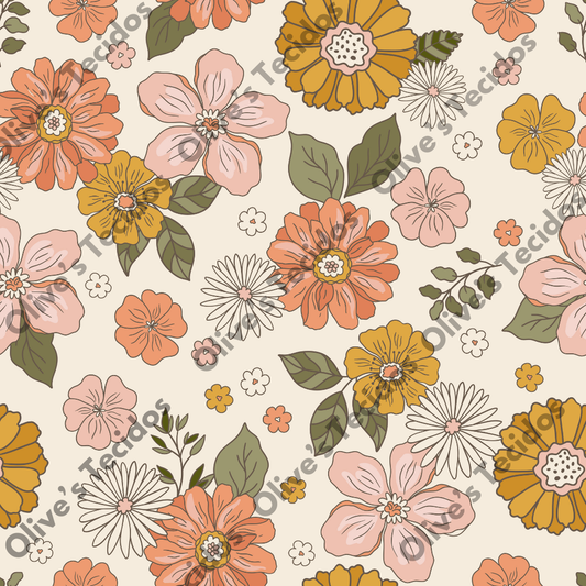 Watermelons pattern with green background