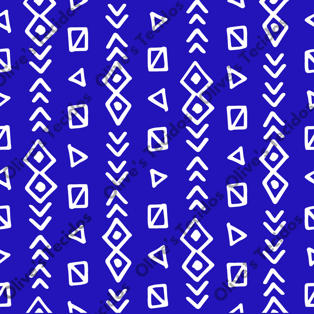 OT114 - padrão abstrato fundo azul