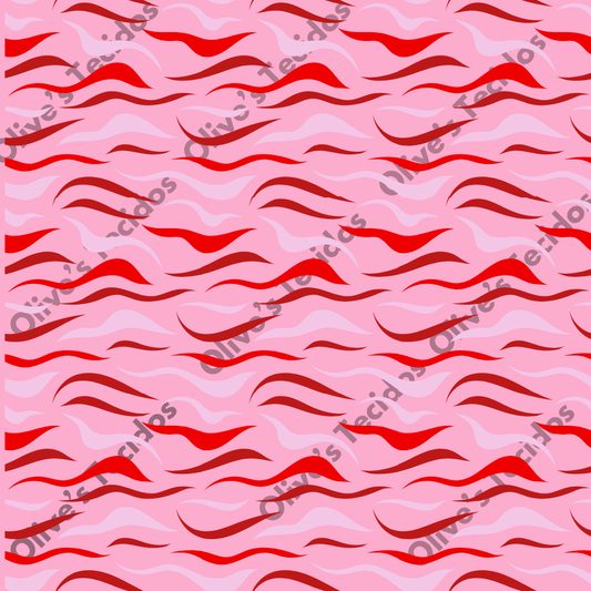 Watermelons pattern with green background