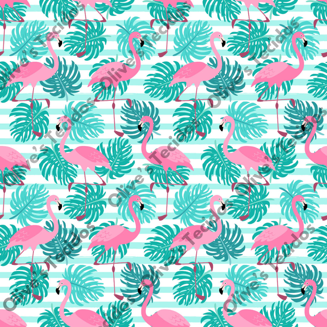 Watermelons pattern with green background