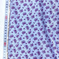 Cambray 100% Algodón con Fondo Lila Claro y Flores Moradas