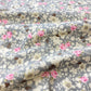 Bombacha 100% Algodón Fondo Gris Con Flores Rosas Y Beiges