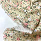 Cambray beige con estampado floral