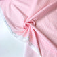 Cambray 100% Algodón Rosa Bebé Con Mariposas Blancas