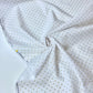 Cambray 100% Algodón Blanco Con Corazones Dorados