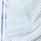 Cambray 100% Algodón Blanco Con Corazones Dorados
