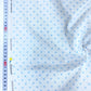 Cambray 100% Algodón Blanco Con Corazones Azules