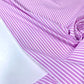 Popelín Rayas Verticales Blancas y Rosa Lilas