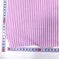Popelín Rayas Verticales Blancas y Rosa Lilas