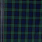 Tartan xadrez azul escuro e verde