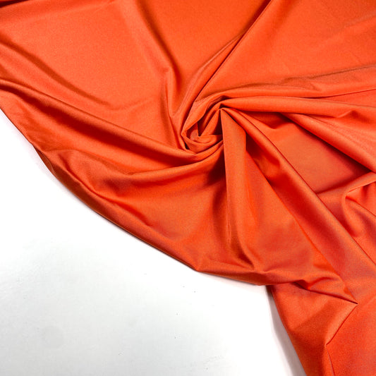 Orange glitter lycra