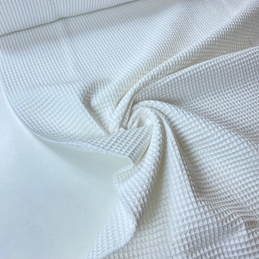 Waffle 100% Algodão Branco