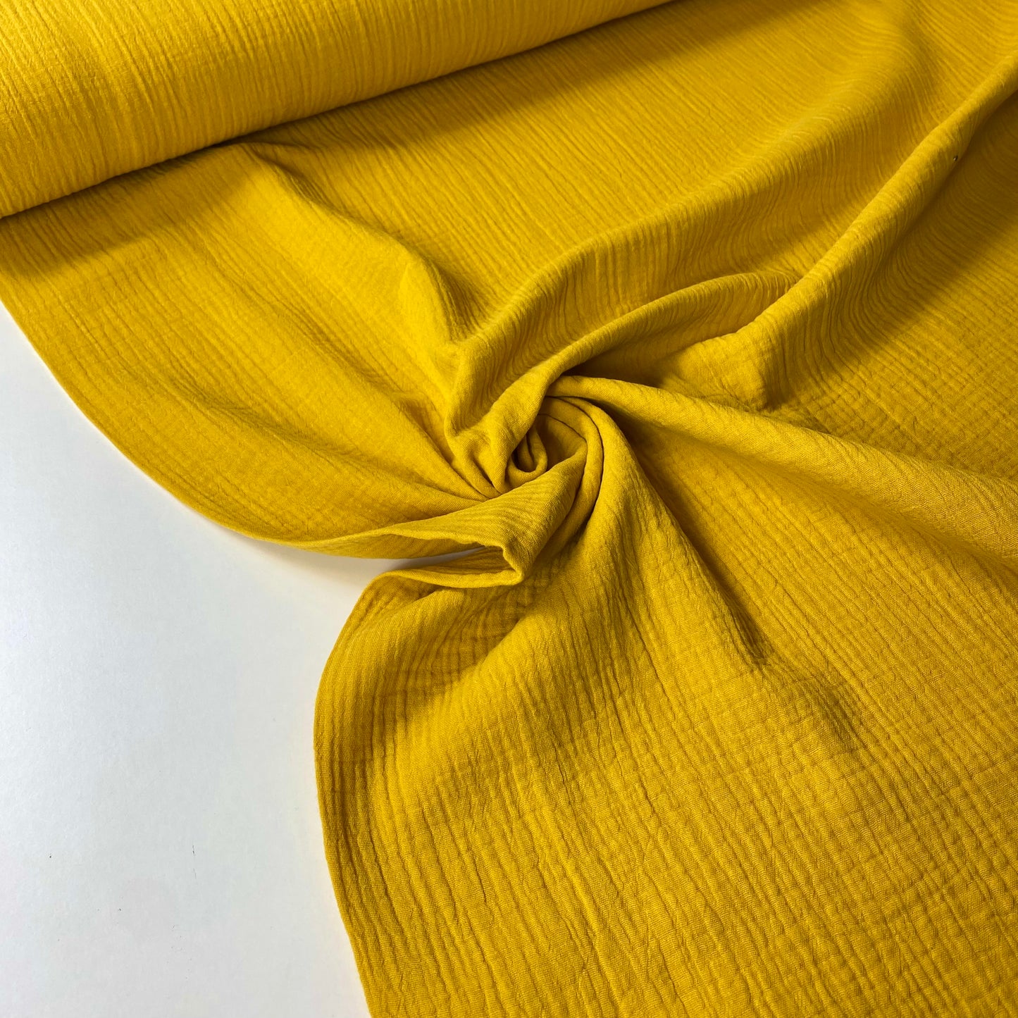 Musselina Dupla 100% Algodão Amarelo