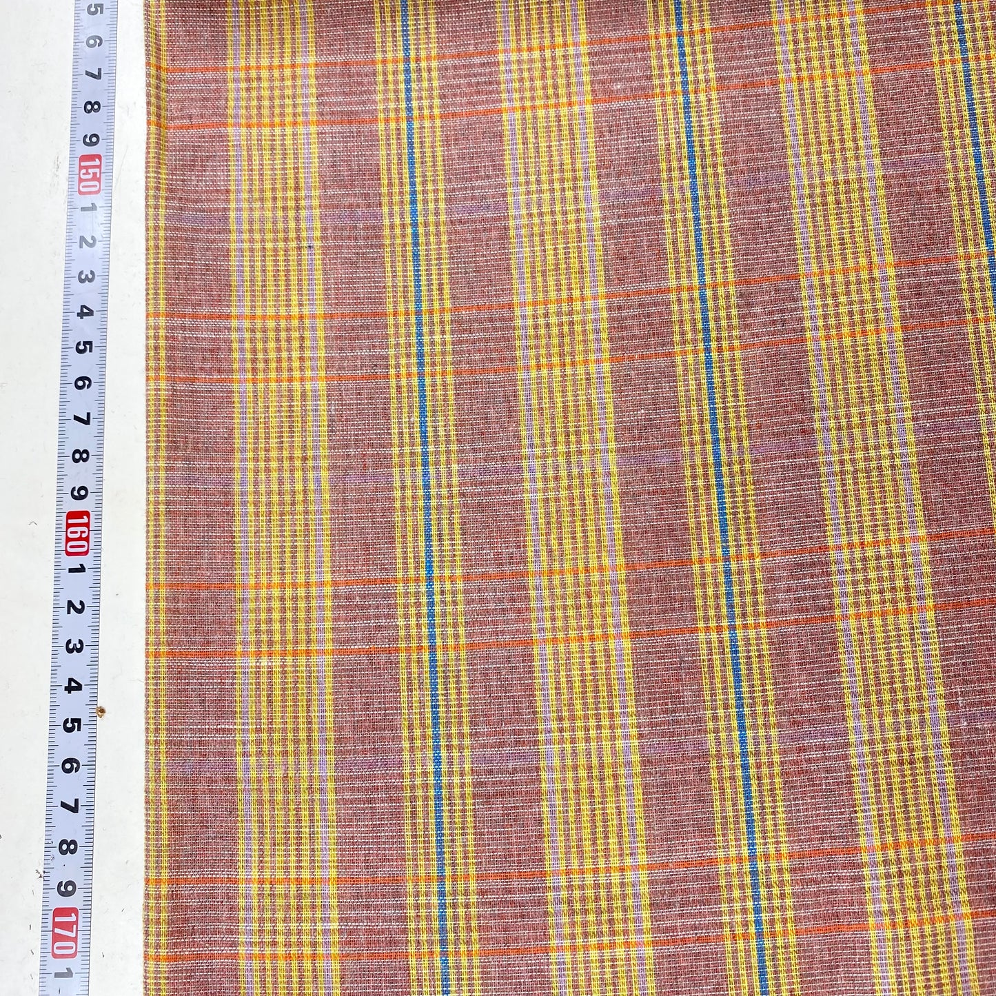 Tartan Leve Tons Amarelo e Laranja
