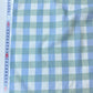 Linho Xadrez Branco, Verde e Azul