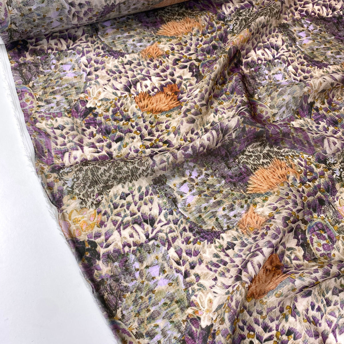 Crep Pattern Tropical pattern crepe | Crepes | Olive's Fabrics – Olive's Tecidos