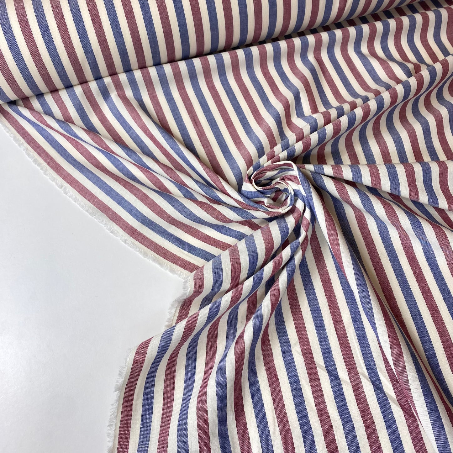 Oxford rayas blancas, rojas y azules