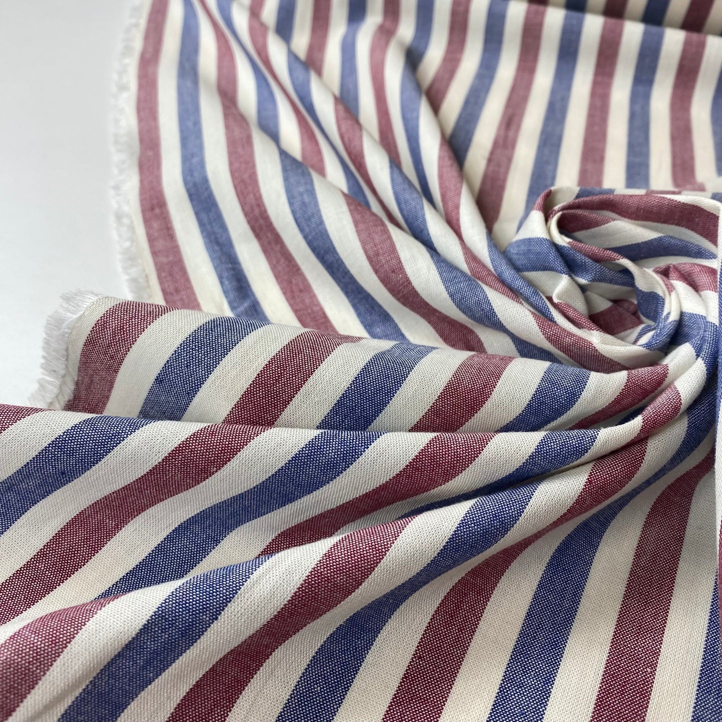 Oxford rayas blancas, rojas y azules