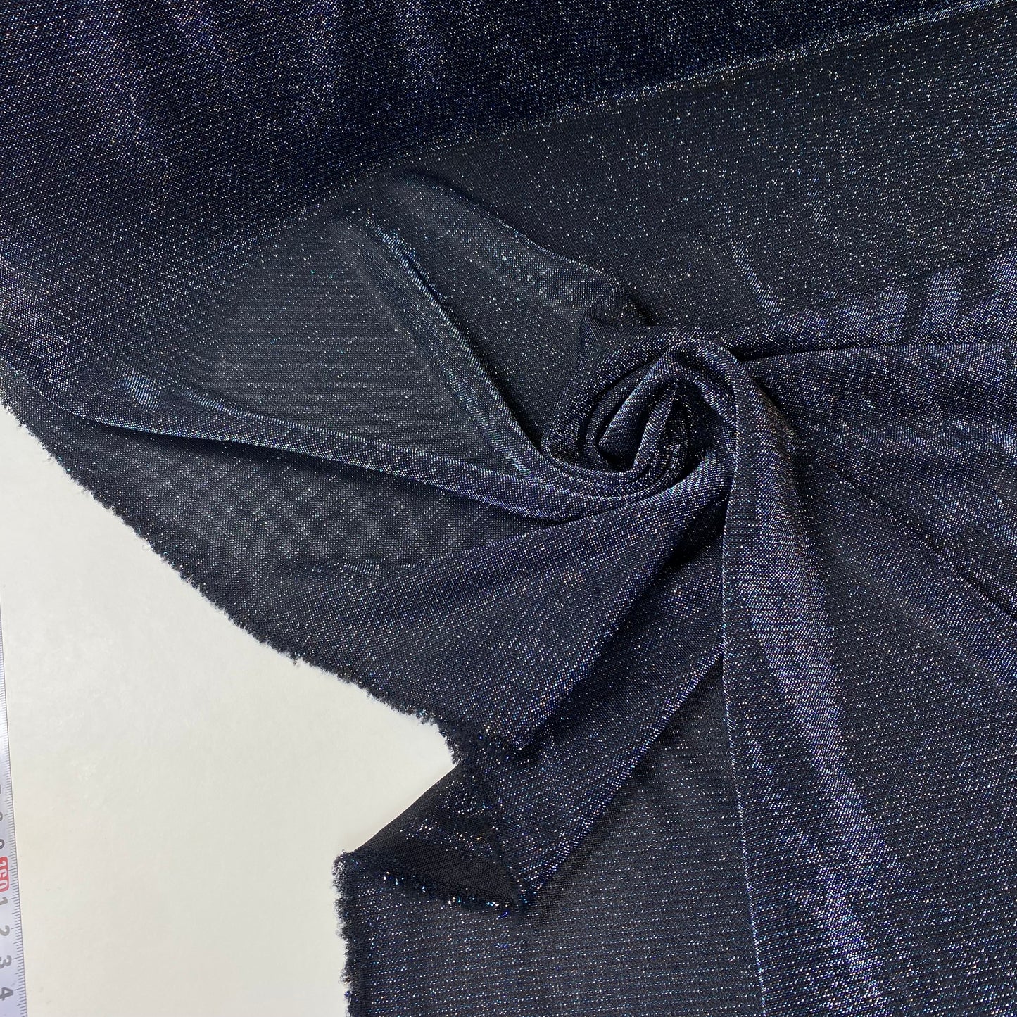 Malla negra con brillo