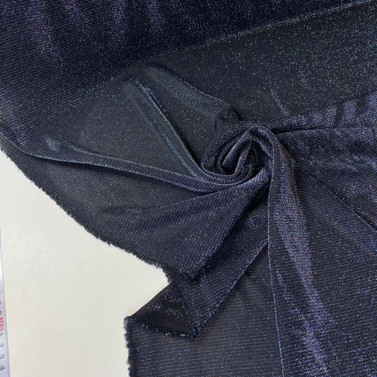 Malla negra con brillo