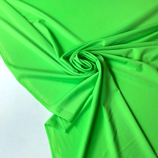 Lycra Mate Verde Néon Ideal Para Bikinis