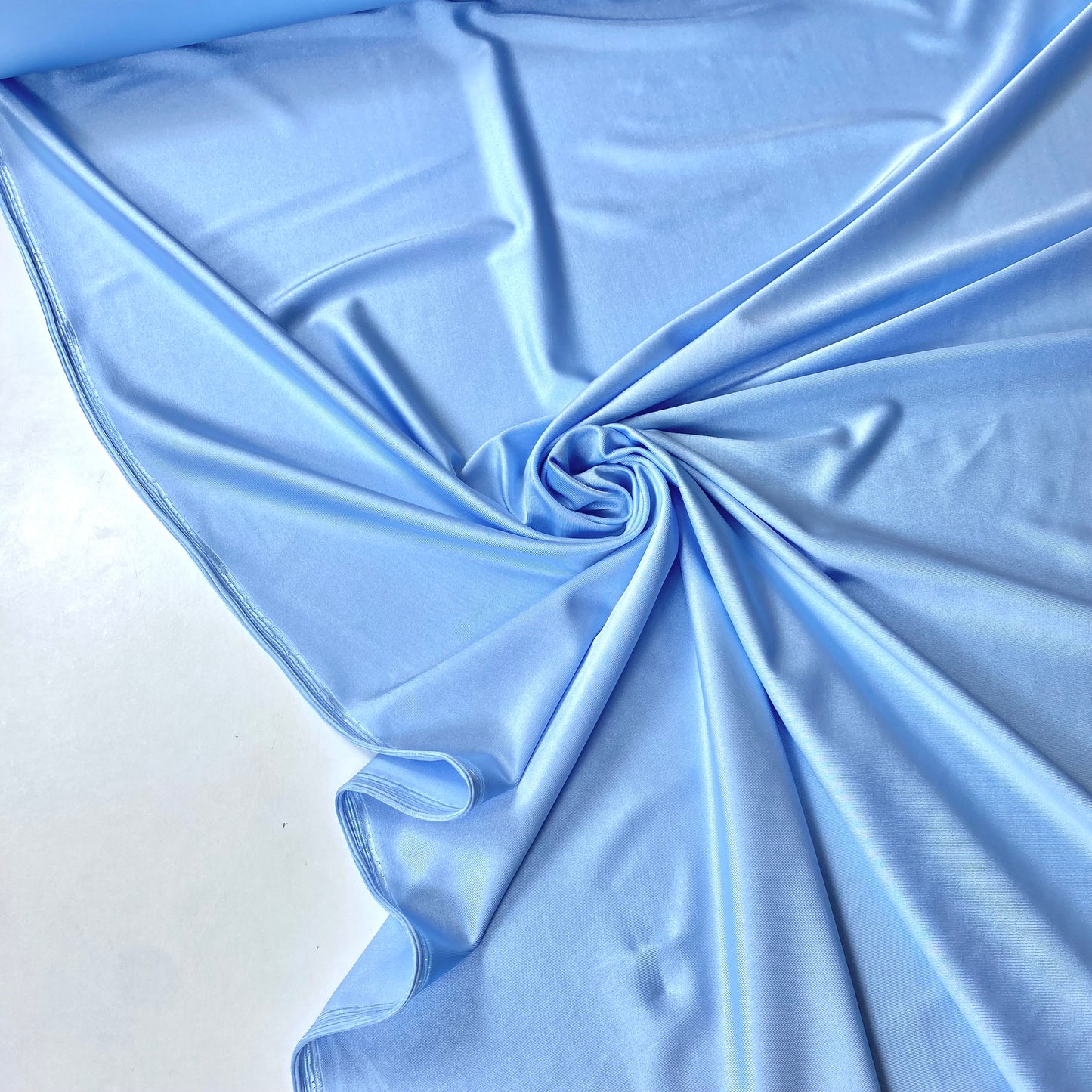 Lycra Com Brilho Azul Bebé Ideal Para Bikinis