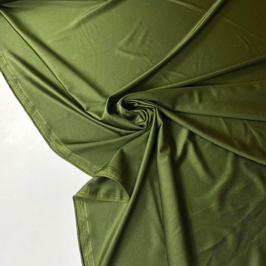 Lycra Com Brilho Verde Azeitona Ideal Para Bikinis
