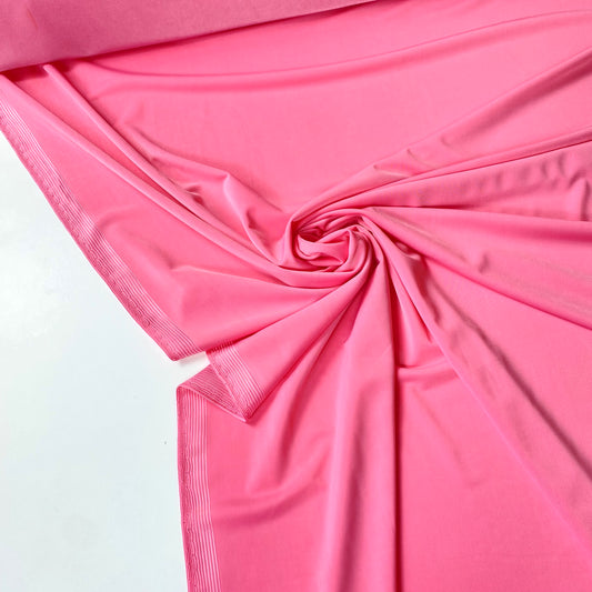 Lycra Com Brilho Rosa Barbie Ideal Para Bikinis