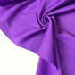 Tejido de punto con polar morado para abrigos o gabardinas.
