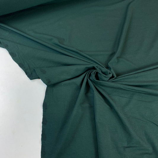 Jersey com elastano verde escuro