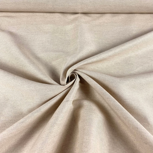 Linen-like fabric in beige