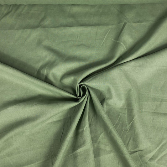 Khaki green linen