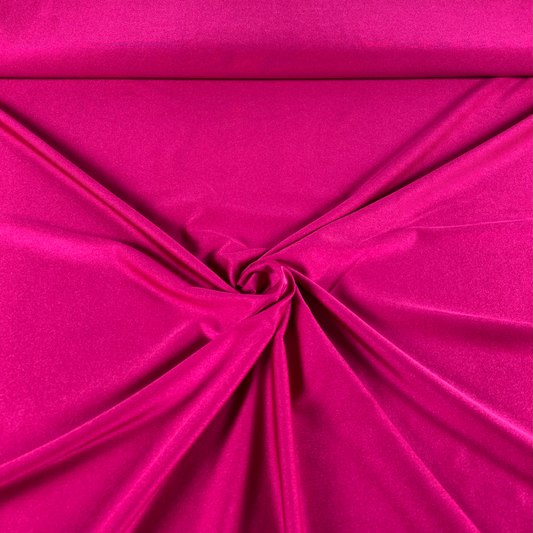 Fuschia pink lycra with shine