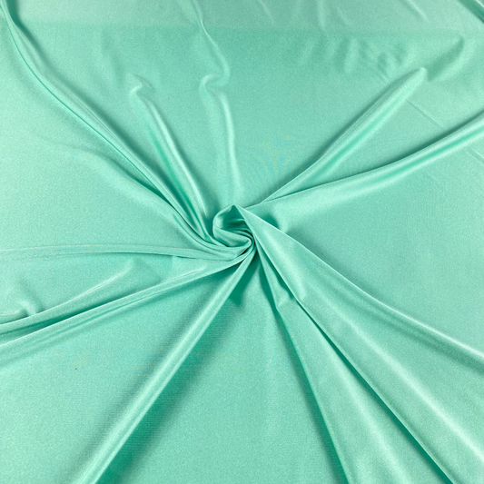 Emerald green lycra with shine