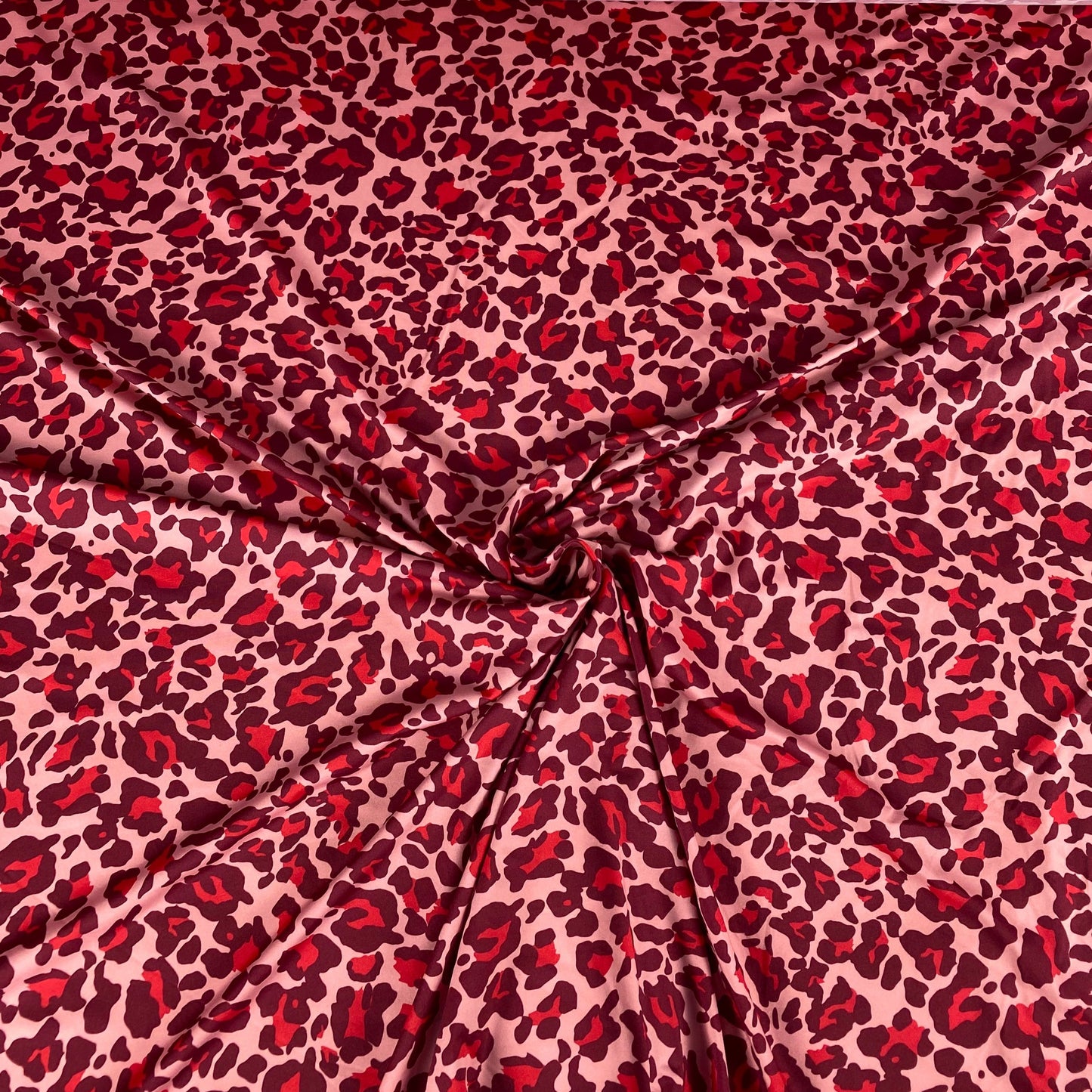 Lycra pattern tiger red spots