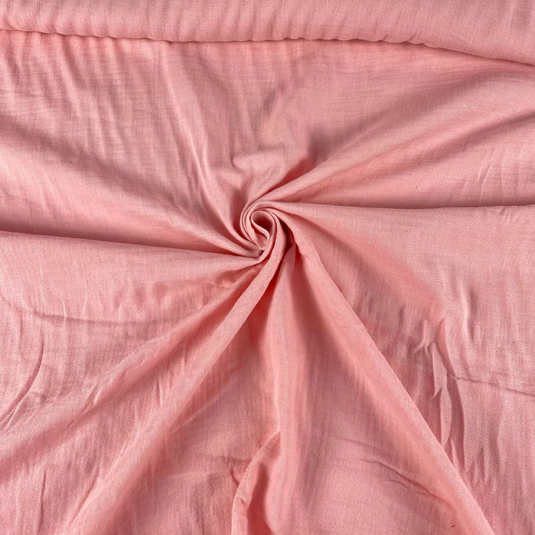 Musselina dupla rosa bebé