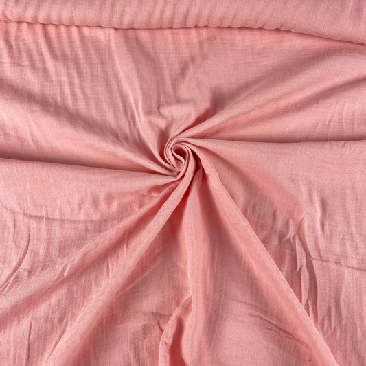 Musselina dupla rosa bebé