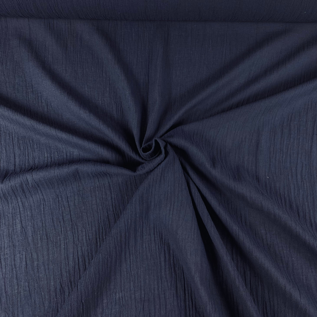 Navy blue plain muslin