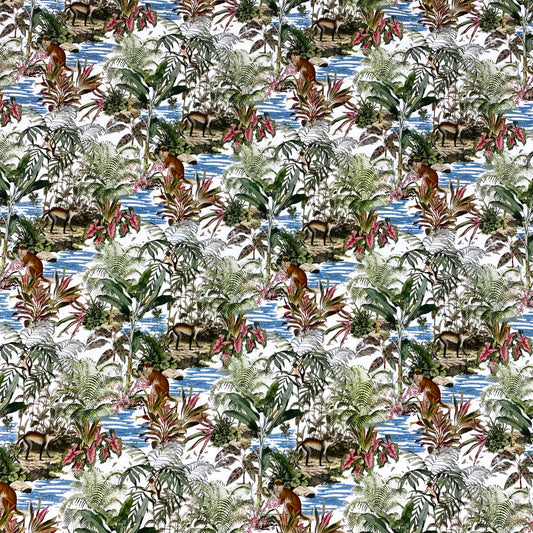 Tropical pattern pique