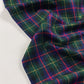 Tartan xadrez azul e verde