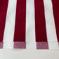 Cinta de rayas rojas