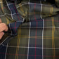 Tartán escocés verde y azul