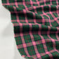 Tartan xadrez verde e rosa